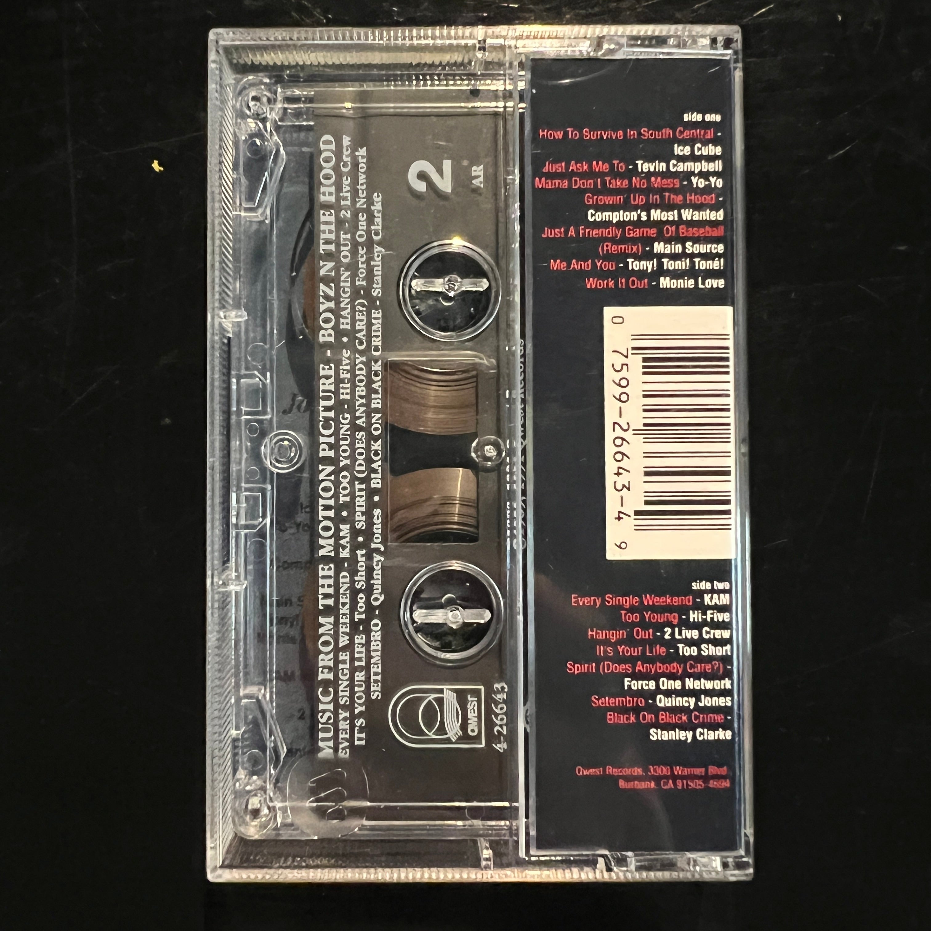 Boyz N The Hood (Music From The Motion Picture) (Cassette, 1991)