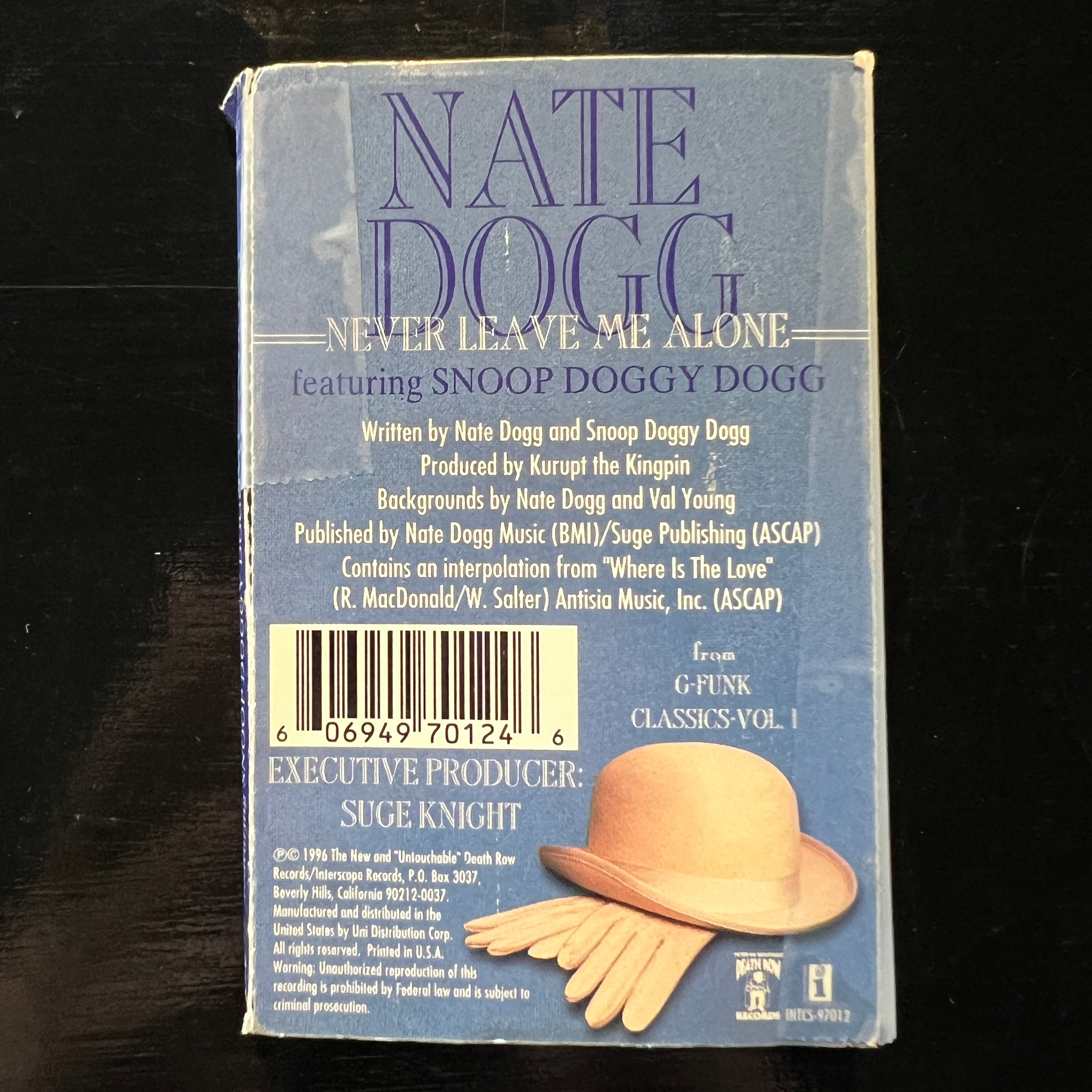 Nate Dogg - Never Leave Me Alone (Cassette, Single, 1996) – R&G