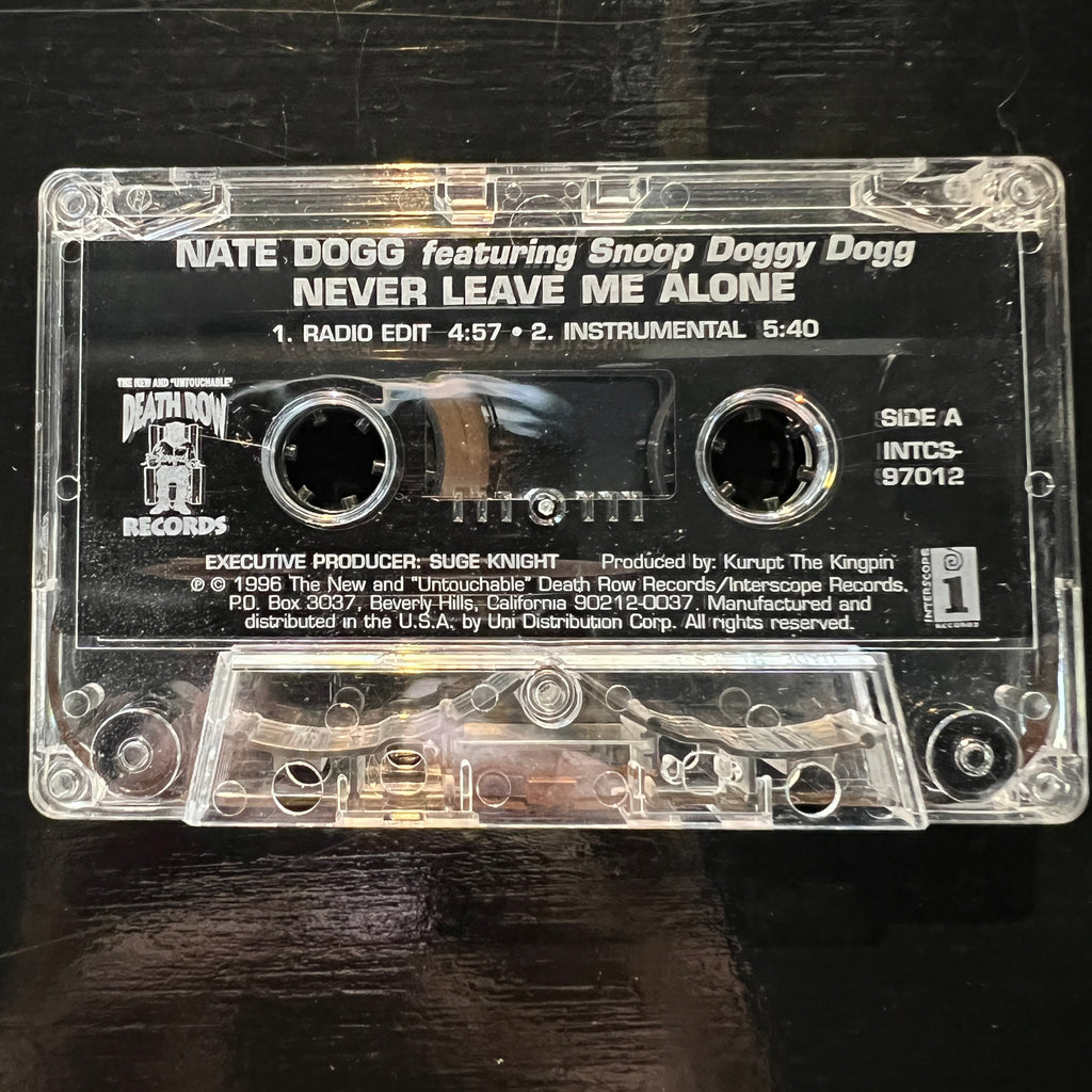 Nate Dogg - Never Leave Me Alone (Cassette, Single, 1996)