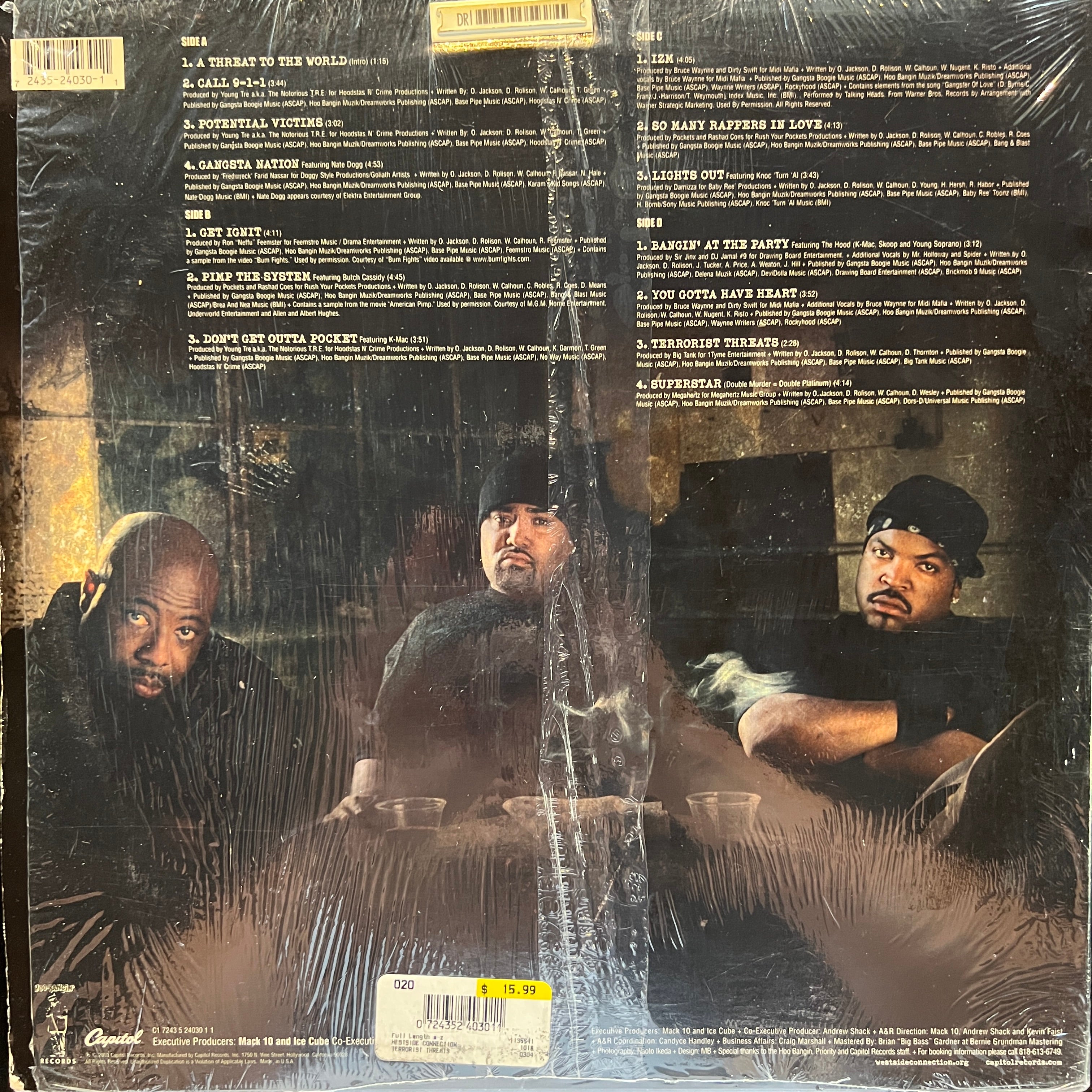洋楽 WESTSIDE CONNECTION / TERRORIST THREATS Terrorist Threats - song and lyrics by Westside Connection | Spotify